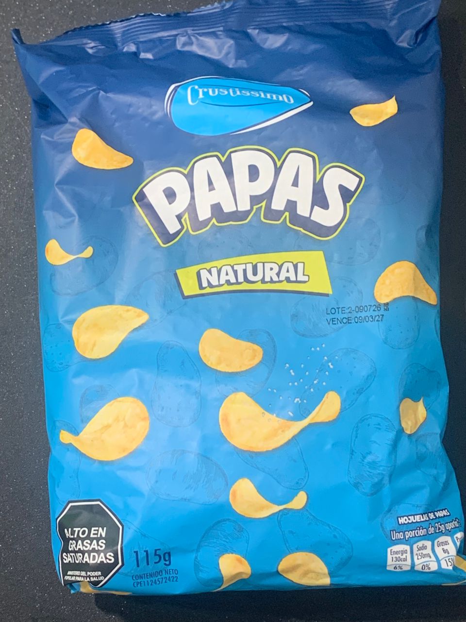 Papas Naturales Crusstisimo115g
